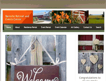 Tablet Screenshot of barnsiteretreatandevents.com